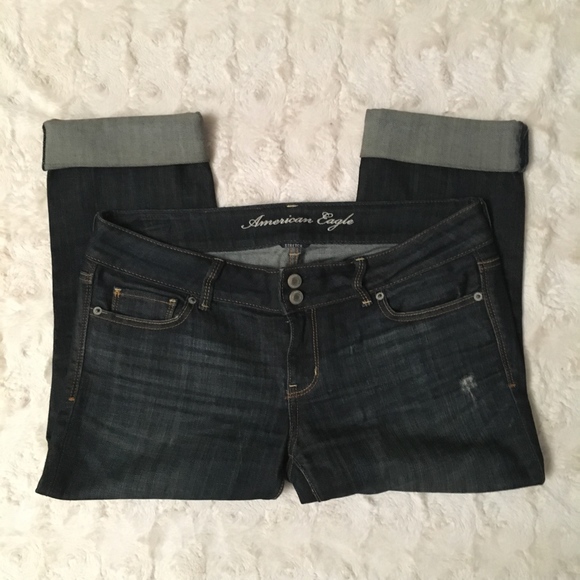 American Eagle Outfitters Denim - NWOT - "American Eagle" Artist Cropped Jeans -10